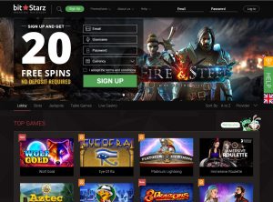 BitStarz Casino Screenshot #1
