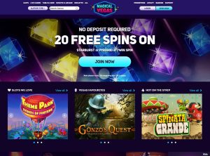 Magical Vegas Casino Screenshot #1
