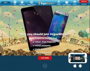 Vegas Winner Casino Screenshot #1