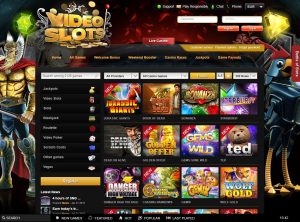 VideoSlots Casino Screenshot #1