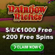 Rainbow Riches Slots Sidebar Bonus
